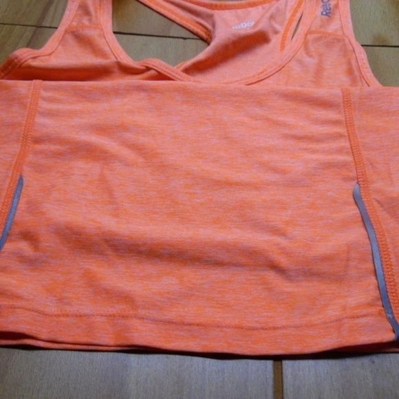 Coral razor back active tank top Reebok size M medium - Picture 3 of 6